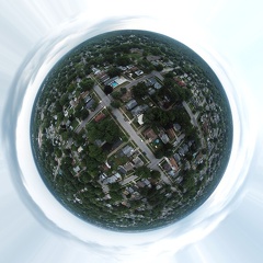 My hood tiny planet